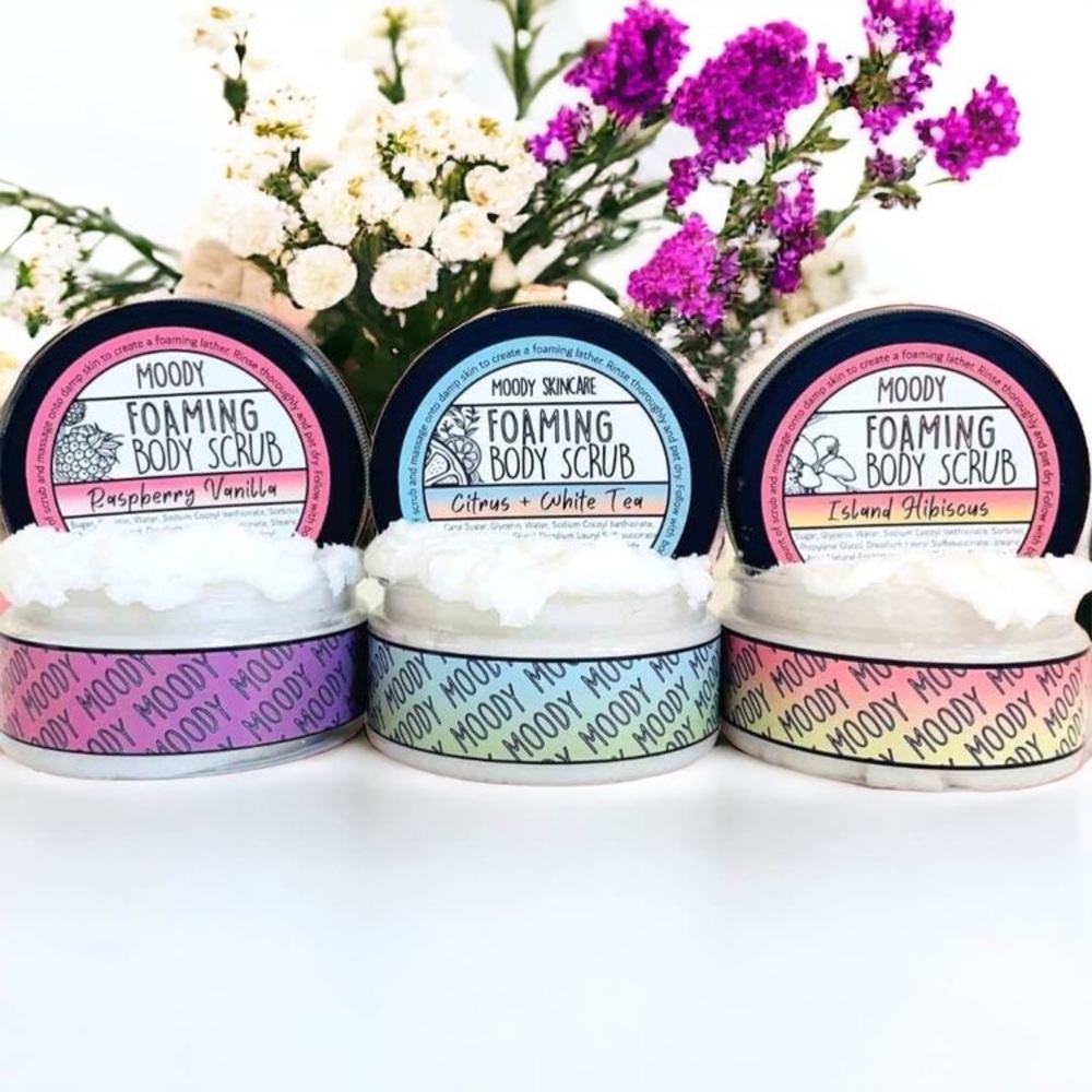 NWT Raspberry Vanilla Foaming Body Scrub